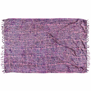 Sarong, Pareo, Wrap - Purple floral batik - handmade in Bali - Hary Dary - Picture 1 of 3