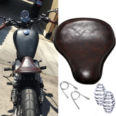 For Kawasaki Vulcan 1500 900 800 750 Bobber Custom Motorcycle Solo Seat Spring - Imagem 1 de 4