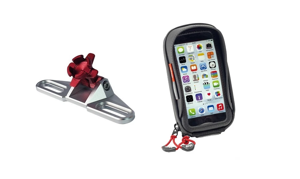GIVI SUPPORT KIT + SMARTPHONE HOLDER + SCREWS DUCATI STREETFIGHTER 848 / 1098 2009-2015 - Image 1 of 1