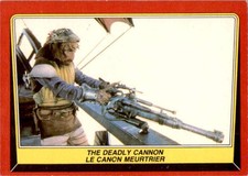 1983 1983 O-PEE-CHEE STAR WARS RETURN OF THE JEDI THE DEADLY CANNON #50