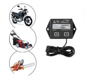 1x Engine Tacho Hour and Maintenance Meter with LCD Display ideal for Lawn Mo... - Picture 1 of 4