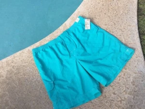 CARIBBEAN SWIMWEAR - BEACHWEAR MENS AQUA BLUE TRUNKS 2XB - Picture 1 of 2