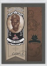 2005 Donruss Diamond Kings HOF Heroes Green Framed /50 Lou Brock #HH-99 HOF