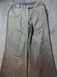 Anne Klein Womens Size 6 Suit Pants Straight Gray Preowned 0056 - Picture 1 of 12