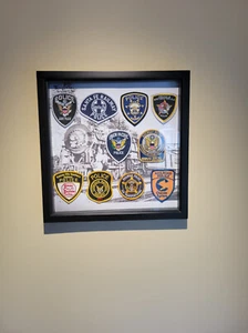 Railroad Police Display Shadow Box - Picture 1 of 3