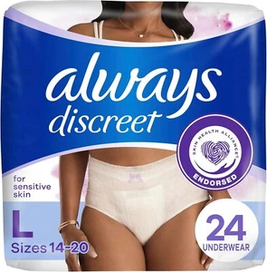 Ropa interior siempre discreta para piel sensible para mujer máxima + absorbe S/M/L ✅ - Imagen 1 de 3