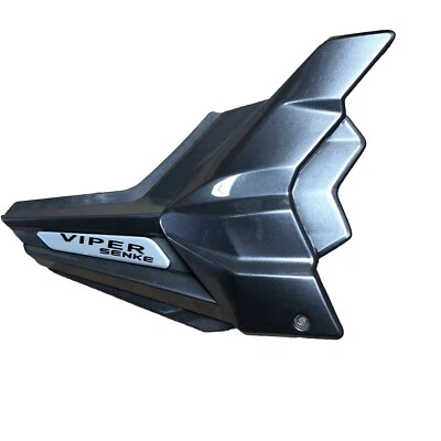 lexmoto viper 125 Senke painel direito cinza prata bela pintura muito boa - Imagem 1 de 4