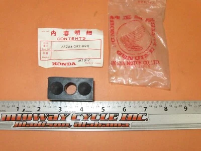 HONDA ATC250 VT1100 CB750 NOS ASIENTO AJUSTE GOMA 77204-292-000 CB500 CL450 jh Foto 1 de 4