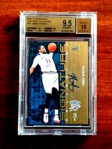 2009-10 UPPER DECK SIGNATURE RC #107 JAMES HARDEN BGS 9.5 AUTOGRAPH 10 #10507469 - Picture 1 of 2
