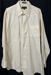 Roberto Villini Men's Shirt 17.5 34/35 Gray Solid Long Sleeve Button Up - Picture 1 of 8