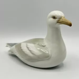 Estatuilla de gaviota de cerámica de porcelana Otagiri vintage casa de playa decoración del hogar Japón - Imagen 1 de 11