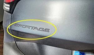Rear Liftgate, Matte Black SPORTAGE emblem (fit on 2023 2024 2025 KIA Sportage) - Picture 1 of 2