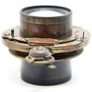 Vintage 8x10 Symmetrical Lens in Shutter, Large Format Camera, 8x10 5x7 Lens