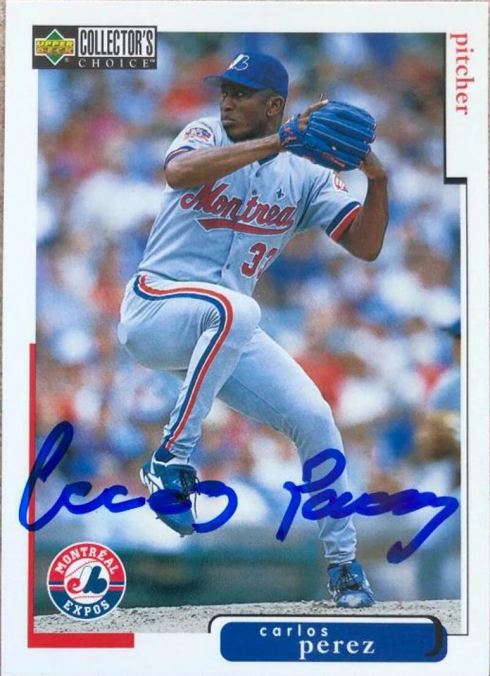 Carlos Perez Autographed 1998 Collector's Choice #435 - Image 1 of 1
