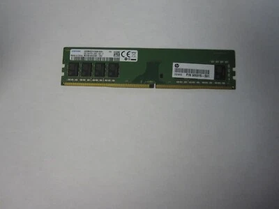 New Genuine 8GB HP Samsung DDR4 1Rx8 PC4-2400T Desktop Memory P/N: 854913-001 - Image 1 of 3