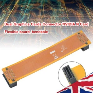 10cm Crossfire Cable Dual Graphics Cards Connector N Card SLI Bridge - Bild 1 von 7