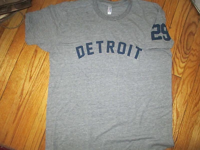 1968 DETROIT TIGERS #29 MICKEY LOLICH T Shirt MED World Series Champs Tri Blend - Image 1 of 3