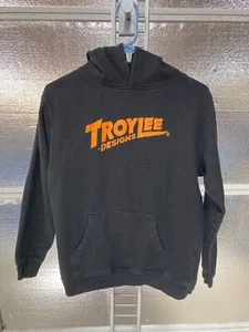 Troy Lee Designs Hoodie - Youth Large - Pullover Sweatshirt - Black - TLD - Picture 1 of 5
