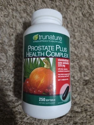 Trunature Prostate Plus Health Complex 250 Softgels Free Shipping Exp 4/26 - Image 1 of 4
