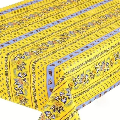 Le Cluny French Provence Tablecloth, 60" x 120" Rectangular, 100% Coated... - Image 1 of 3