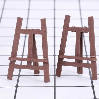  Craft Easel for Dollhouse Miniature Scene Furniture Simulation Accessory - Image 1 of 4