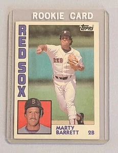 1984 TOPPS # 683 MARTY BARRETT BASEBALL CARD/ Boston Red Sox - Picture 1 of 2