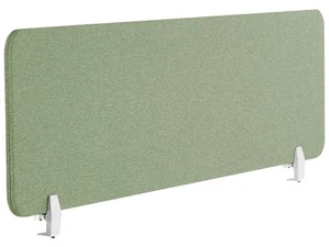 Schreibtisch Trennwand Akustik Polster grün 160 x 40 cm Schallschutz Wally - Bild 1 von 11