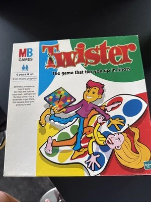 PRE-OWNED MB Games Twister Board Game 1990 Edition - Image 1 of 3