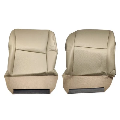 Cubierta de asiento inferior de cuero para conductor y pasajero color tostado para Lexus RX350 RX450H 2010-14 Foto 1 de 4