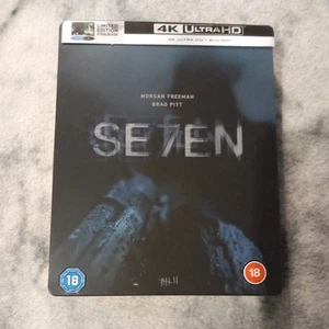 Se7en (Seven) 4K Ultra HD Steelbook SOLD OUT Zavvi Limited Edition - Picture 1 of 2