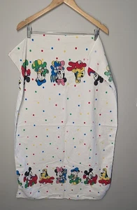 Vintage Disney Babys Mickey Minnie Mouse Baby Empfangsdecke Donald Pluto *LESEN - Bild 1 von 5