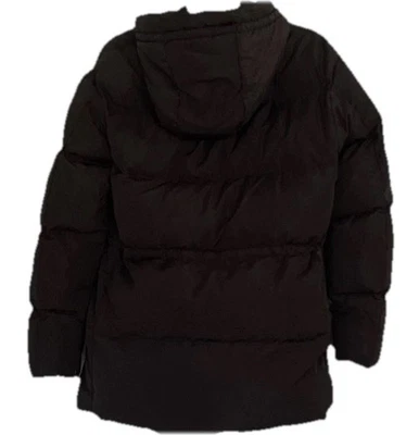 Abrigo acolchado para mujer Fabletics Venture chaqueta negra capucha pesada desmontable talla pequeña usado en excelente estado Foto 1 de 4