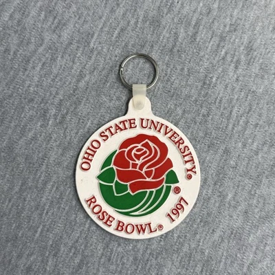 Vintage 1997 Ohio State University Buckeyes Football Rose Bowl Key Chain - Image 1 of 2