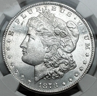 Dólar de plata Morgan US 1878 S NGC MS 64 primer año plata $1,00 Foto 1 de 4