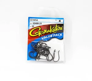 Gamakatsu 02408 Octopus NSB Hook Size 4 , 25 per pack (6693) - Picture 1 of 6