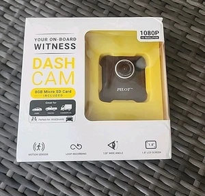 Pilot Automotive Dash Cam 1080P HD Resolution 8gb Card Included New Open Box - Picture 1 of 6