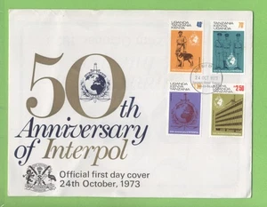 K.U.T. (East Africa) 1973 50th Anniversary of Interpol set First Day Cover - Picture 1 of 1