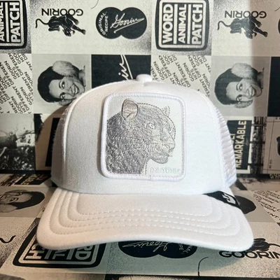 Authentic KIDS Goorin Bros Lil Pantherino Panther White Trucker Hat (NWT) - Image 1 of 3