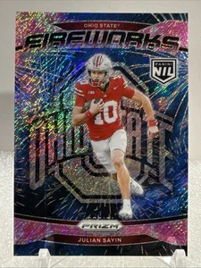 2025 Panini NIL Ohio State - PINK SHIMMER Fireworks #JS Julian Sayin - Picture 1 of 2