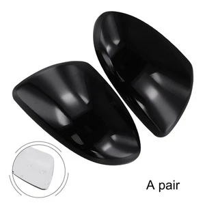 Quality Replacement Black Mirror Covers for Mazda 2 with Easy Fit Design - Picture 1 of 16