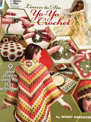 Annie's Attic ~ LEARN TO DO YO-YO CROCHET-9 GREAT PROJECTS-#871037-2010 - Image 1 of 2