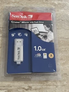Clé USB 2.0 SanDisk Cruzer Micro 1 Go - NEUVE - Photo 1/2