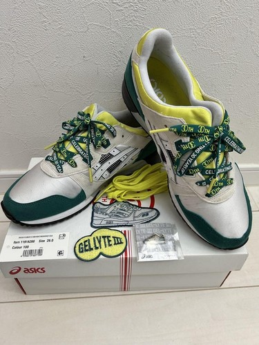 Sneakers Asics GEL LYTE III Uomo 8.0US Bianco Giallo Limited 30° Annoy Ottime