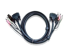 2L7D03UD USB DVI-D Dual Link KVM-Kabel (10 Fuß) - Bild 1 von 1