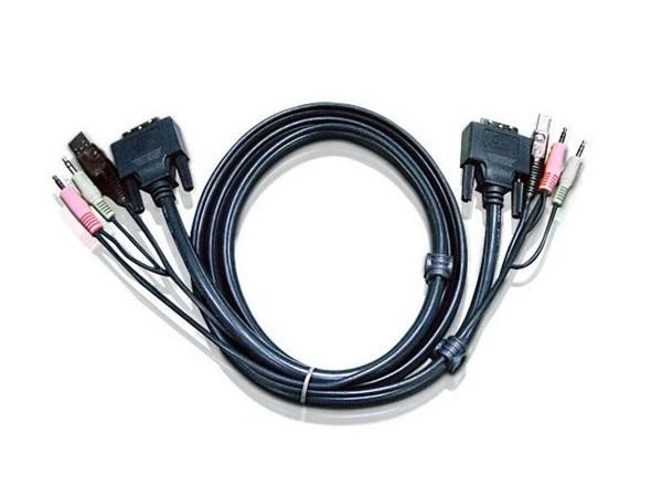 2L7D03UD USB DVI-D Dual Link KVM-Kabel (10 Fuß) - Bild 1 von 1