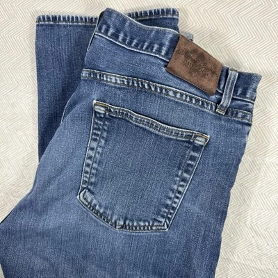 Pantalones de mezclilla Brooks Brothers 1818 calce recto para hombre 35x30 Supima hechos en EE. UU. Usados Foto 1 de 4