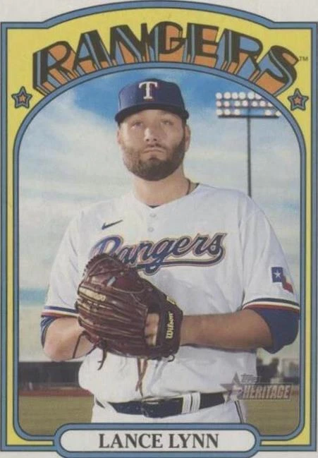 2021 Topps Heritage - Lance Lynn #387
