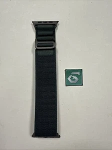 Apple Watch Ultra Alpine Loop 49mm (42/44/45) Genuine OEM Dk Grn Blk Titanium M - Photo 1/7
