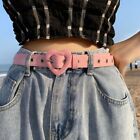 Denim Y2K Belt Fashion Accessories Femme Punk Waistband New Heart Denim Belt