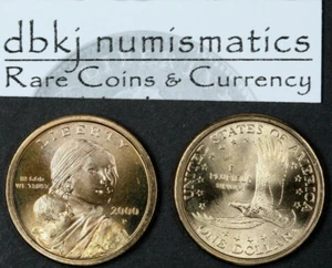2000 P Native American Sacagawea Dollar $1 - BU - Uncirculated - Picture 1 of 2
